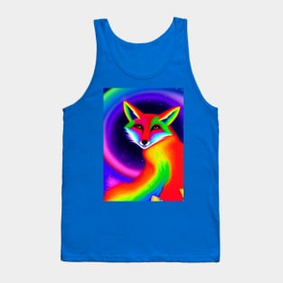 BEAUTIFUL RAINBOW FOX Tank Top